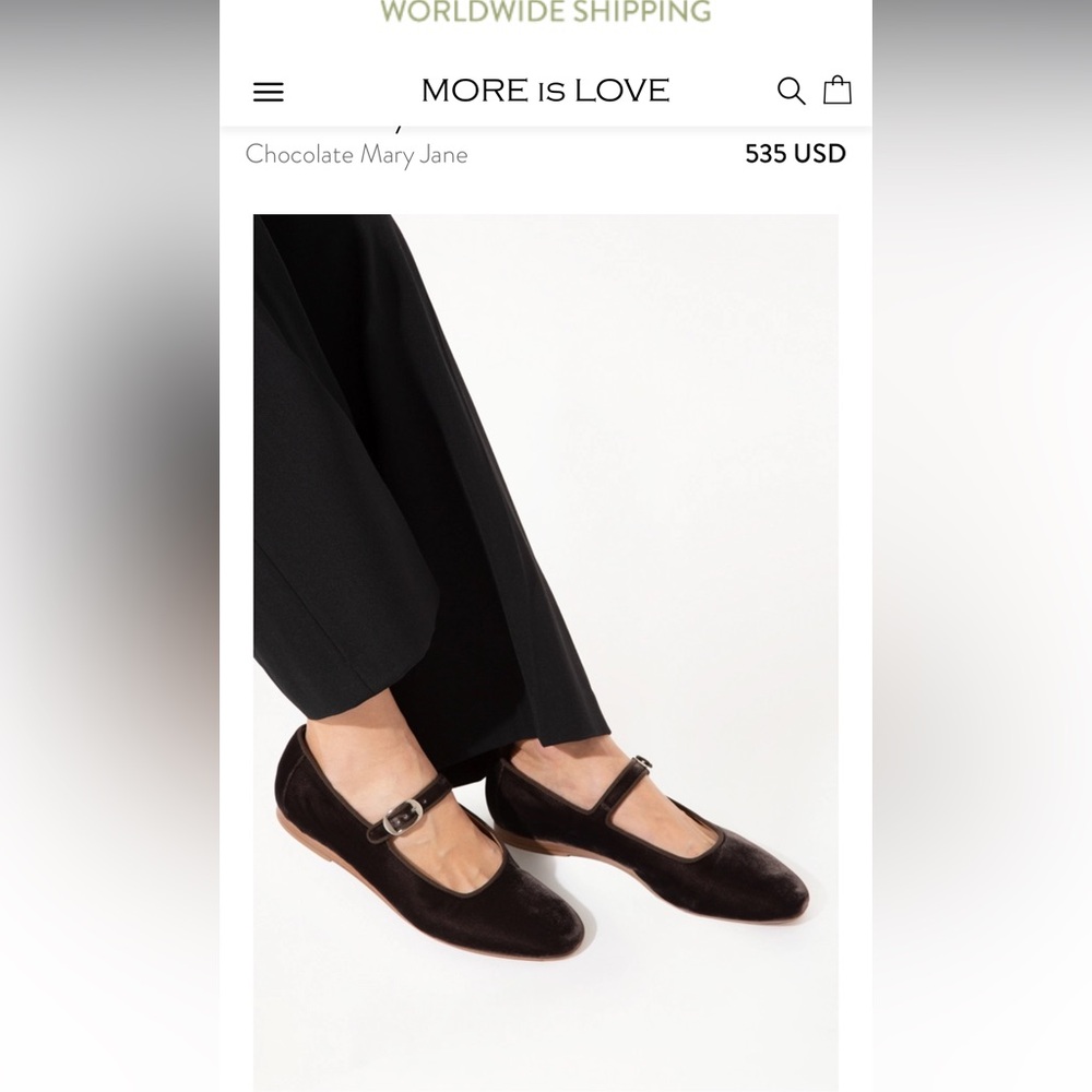 Le Monde Beryl Mary Jane Ballet Flats Eur 40 women